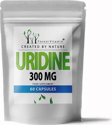 Produktbild von Uridinmonophosphat 300mg - 60 Kapseln - Uridin Monophosphat - Forest Vitamin