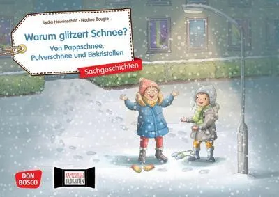 Obrázok produktu pre Warum glitzert Schnee? Von Pappschnee, Pulverschnee und Eiskristallen. Kamishibai Bildkartenset