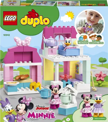 Zdjęcie produktu dla LEGO DUPLO Disney Dom i kawiarnia Myszki Minnie, Zestaw do budowania, 2 lat(a), Plastik, 91 szt., 1,21 kg