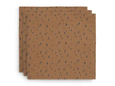 Produktbild von Spucktuch Hydrophil 70x70cm Spot Caramel 3er Pack