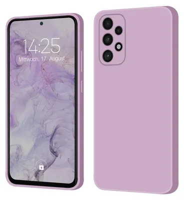 Produktbild von Hülle für Samsung Galaxy A53 5G Case Cover Bumper Smartphone Softgrip Schutzhülle Farbe: Lila