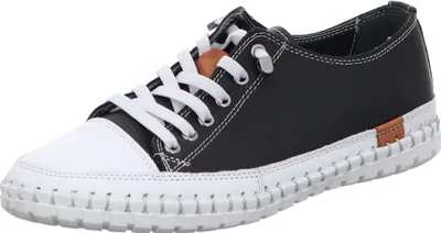 Produktbild von Gemini Damen Sneaker Schnürschuh mit losen Einlagen Gummisohle 395610-02, Größe:42 EU, Farbe:Schwarz