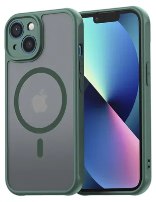Zdjęcie produktu dla Techsuit – Etui ochronne HaloFrost II MagSafe do iPhone'a 13 – kolor zielony