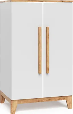 Produktbild von Kinderkleiderschrank Vitalispa Malia Weiß/Artisan 70 x 120 cm, Model 58340