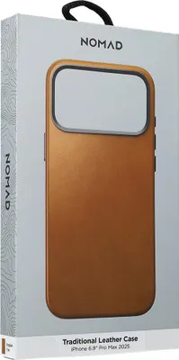Obrázek produktu pro Nomad Traditional Leather Case, english tan - iPhone 17 Pro Max