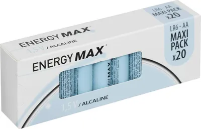 Produktbild von Alkaline Batterien LR06 Mignon AA 1.5V, 20 Stück Vorrats-Pack