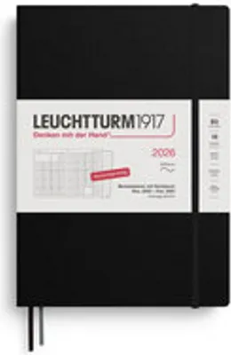 Image de Agenda & carnet de notes Composition 16 mois B5 noir 2026