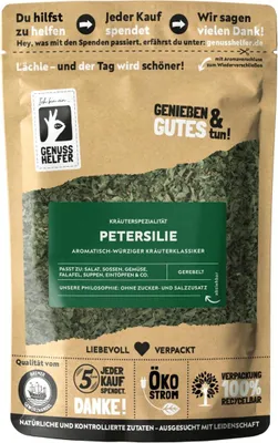 Produktbild von Petersilie, gerebelt, getrocknete Petersilie, Salatkräuter, 40g