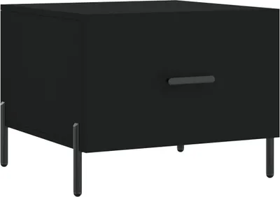 Produktbild von vidaXL Couchtisch Schwarz 50x50x40 cm Holzwerkstoff