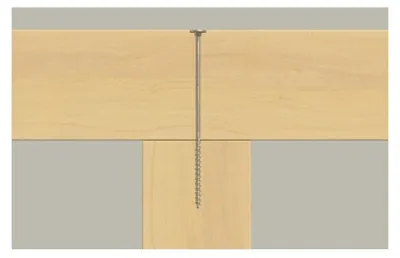 Produktbild von Holzbauschraube PowerFast II 8,0x140 Stufen-Senkkopf TX (50 Stück, Teilgewinde, verzinkt)