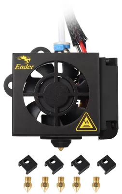 Hotend-Kit für 3D-Drucker, MK8, 0,4 mm Düse, Alu-Heizblock
