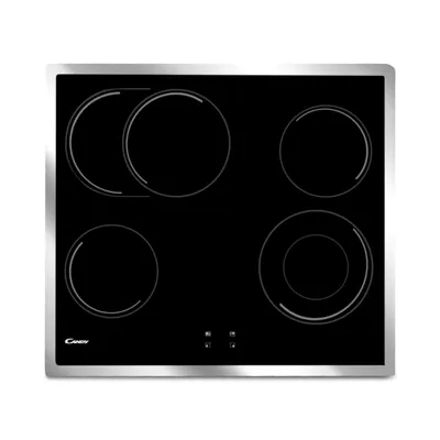 Produktbild von Candy Smart CUTCE64EXFDF, Schwarz, Integriert, 59 cm, Keramik, Glaskeramik, 4 Zone(n)