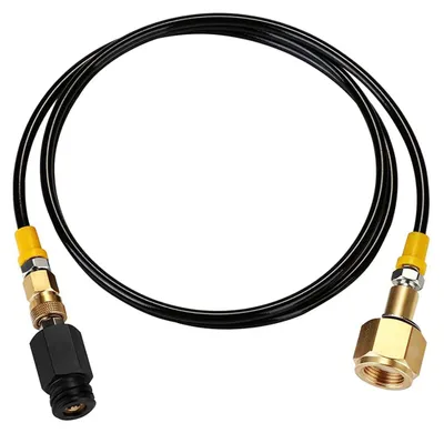 CO2-Schlauchset 1,5 m mit W21.8-14 DIN477 Adapter