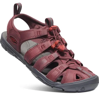 Produktbild von Keen Clearwater Cnx Leather Wine/Red Dahlia Größe EU 40,5