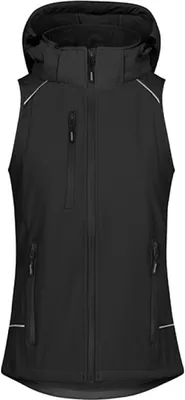 Produktbild von Promodoro 7845 | WomenŽs Softshell Vest S bis 3XL - Farbe: Black - Größe: S
