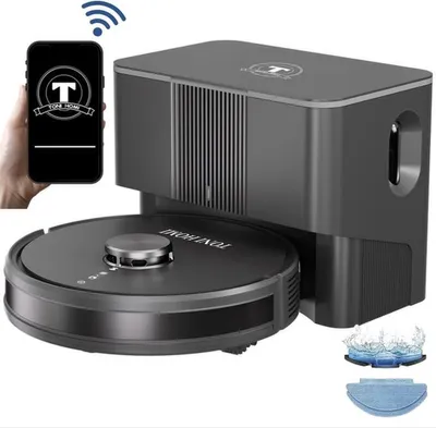 Produktbild von TONIHOMI® Q8- Saugroboter mit Wischfunktion & Auto-Entleerung – LDS
