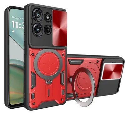 Produktbild von Techsuit CamGuard Pro Back Cover Hülle für Motorola Moto G75 - Rot