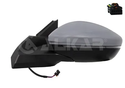 Produktbild von ALKAR 6139313 Außenspiegel Seitenspiegel Links passend für PEUGEOT 2008 II (U) Beheizt Konvex Grundiert Elektrisch