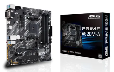Produktbild von Asus 90Mb17H0-M0Eayc Prime A520M-A Ii/Csm//Am4,A520,M.2,Hdmi,Aura,Mb