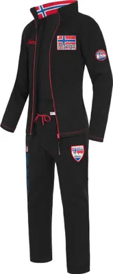 Produktbild von Nebulus Lifestyle Anzug MANGONY Herren, Trainingsanzug , Sportanzug , Q1142 - Herren, schwarz, XL
