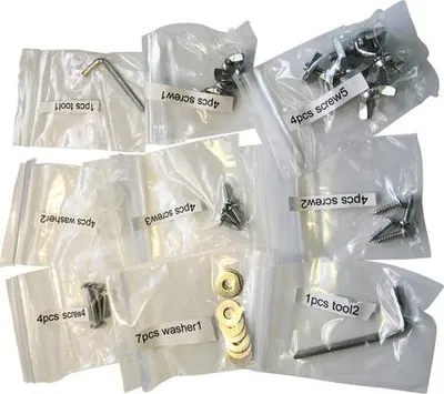 Obrázek produktu pro Sada šroubů Aurlane DE004 pro sprchový box CAB177/177N