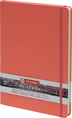 Produktbild von ROYAL TALENS Art Creation Skizzenbuch 210 x 300 mm rot 80 Blatt