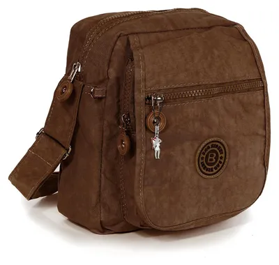 Image de Bag Street Sac à main pour femme Sac en nylon marron 20x22x10 OTJ218N