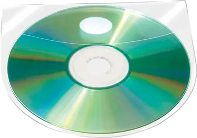 Produktbild von CD/DVD-Hüllen PP transparent selbstklebend mit Lasche VE=10x10 Stück