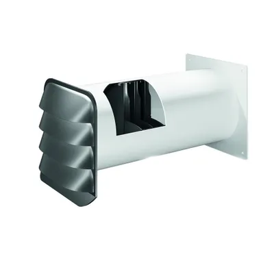 Produktbild von E-Jal Col® 125 Mauerkasten inkl. THERMOBOX Wärmerückhaltesystem / Rechteckanschluss / Compair flow 125 (System Ø 125)
