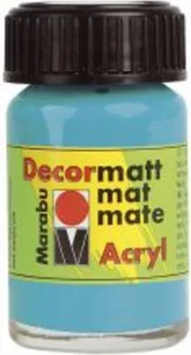 Produktbild von Marabu Acrylfarbe "Decormatt" karibik 15 ml im Glas