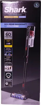 Produktbild von Shark IZ300EUT, Trocken, Zyklonal, Beutellos, Schwarz, Burgund, Rechteckig, Akku
