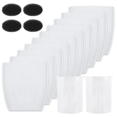 Ersatzfilter-Set 16-tlg.: 10 Beutel, 2 Netze, 4 Matten