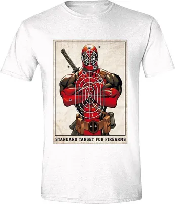 Produktbild von Deadpool - Target  Men T-Shirt - White