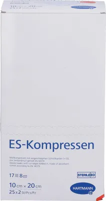 Zdjęcie produktu dla HARTMANN ES kompresy sterylne 10 cm x 20 cm, 50 kompresów