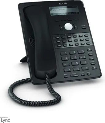 Produktbild von SNOM D725 VoIP-Telefon (SIP), Gigabit, (ohne Netzteil), schwarz