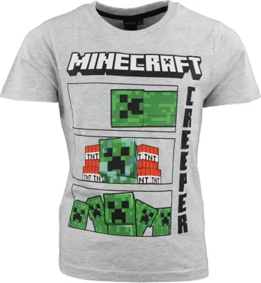 Produktbild von Minecraft Creeper Kinder kurzarm T-Shirt – 116