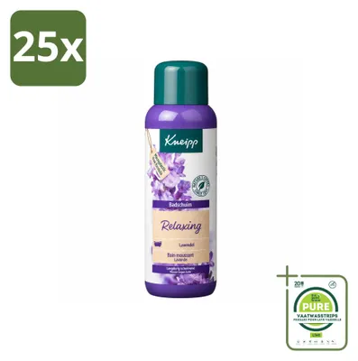 Produktbild von 25 x Kneipp Badeschaum Lavendel - Entspannend - 400 ml - Großpackung - 25 Stücke