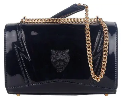 Produktbild von Plein Sport Uni Flap Shoulder Heidi Handtasche, Black