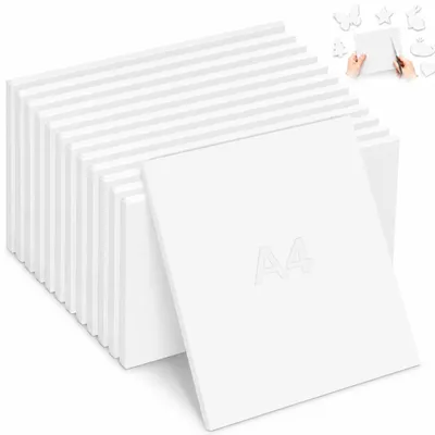 Obrázok produktu pre Penový materiál (schuimrubber), hrúbka 5 mm, 6 kusov, formát A4, rozmer 210 x 297 mm