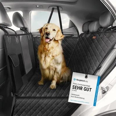 Productafbeelding van Autodeken voor honden - achterbank - waterdicht en krasbestendig - universeel - antislip onderkant