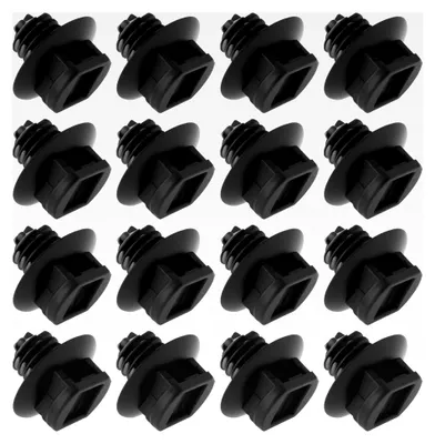 Produktbild von 100 Stück 7 mm Nylon-Kabelclips zur Plattenmontage