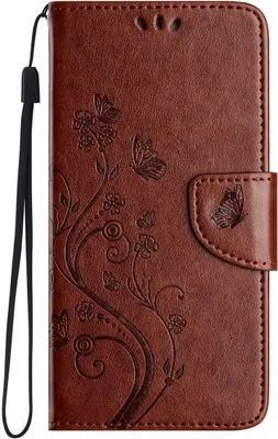 Produktbild von König Design Hülle kompatibel mit Apple iPhone 15 Pro Max Kunstleder Handyhülle - Handy Case Braun