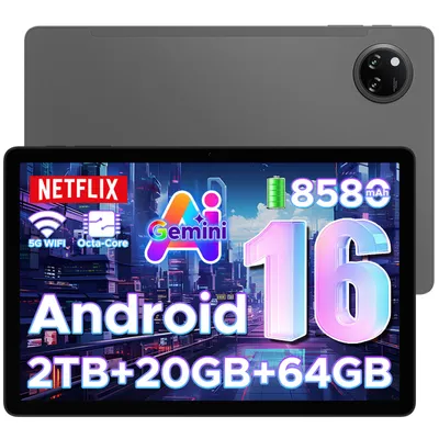 Produktbild von DOOGEE Tab A9+- Tablet,Android 16, 11 Zoll, 20(4+16)GB+64GB(bis 2TB erweiterbar), 90Hz, WiFi 5,8580mAh,Widevine L1