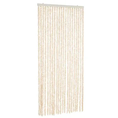 Produktbild von Fliegenvorhang Beige und Weiß 100x230 cm Chenille
