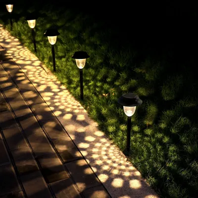 Solar-Gartenleuchten 8er-Set, LED, IP66, wasserdicht, für Außen