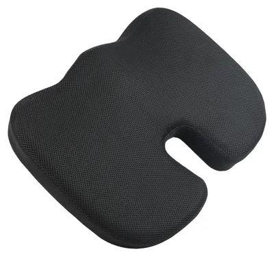 Produktbild von Orthopädisches Sitzkissen aus Memory-Schaum – Ergonomisch zur Linderung von Rücken- und Steißbeinschmerzen – Atmungsaktiv, geeignet für Büro, Auto, Rollstuhl, Reisen, Schwangerschaft und Zuhause
