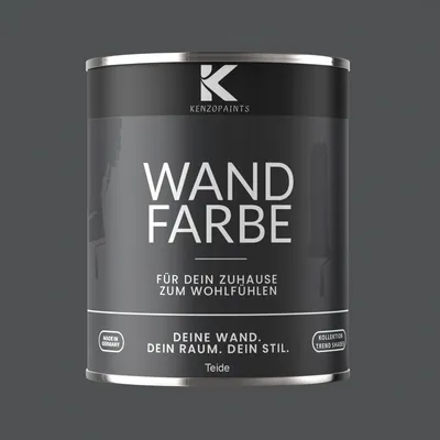 Produktbild von Kenzopaints 1Liter Wandfarbe Designfarbe Innenfarbe - Teide