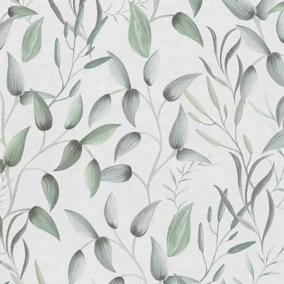 Produktbild von Profhome 397452-GU Landhaus Tapete Floral matt grün weiß grau 5,33 m2