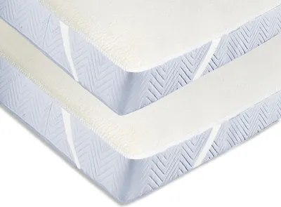 Produktbild von Matratzenschoner 2er Set, Baumwolle, 90x200 cm, rohweiß