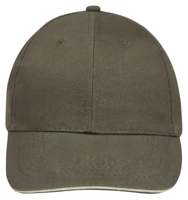Image de SOLS - Casquette de baseball « Buffalo » LT1029 (taille unique) (vert armée)